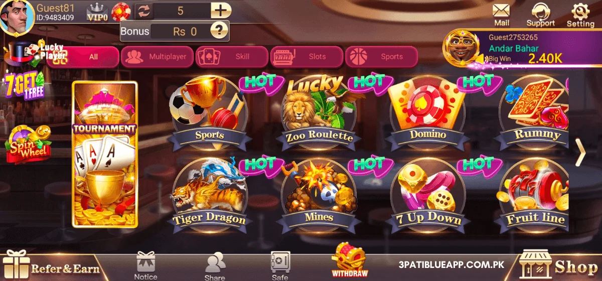 3 Patti Blue screenshot